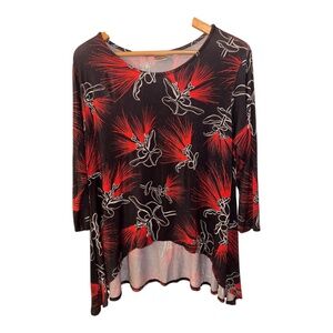 Lola Simply Sisters Hawaii Tunic Top S Ohia